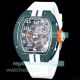 Swiss Clone Richard Mille RM029 Carbon Fiber Le Mans White Rubber Strap Limited Edition Watch (2)_th.jpg